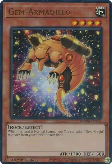 Gem-Armadillo (BLMM-EN108), Battles of Legend: Monster Mayhem — Yu-Gi-Oh! card price