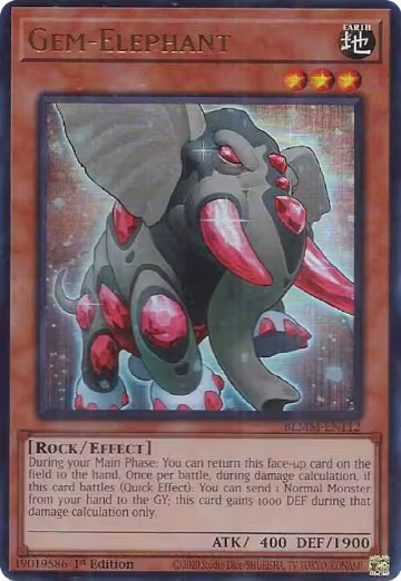Gem-Elephant (BLMM-EN112), Battles of Legend: Monster Mayhem — Yu-Gi-Oh! card price