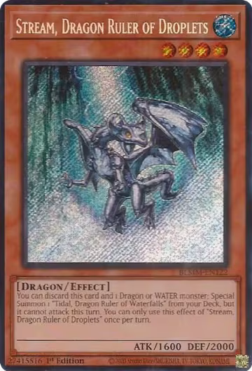 Stream, Dragon Ruler of Droplets (BLMM-EN122), Battles of Legend: Monster Mayhem — Yu-Gi-Oh! card price