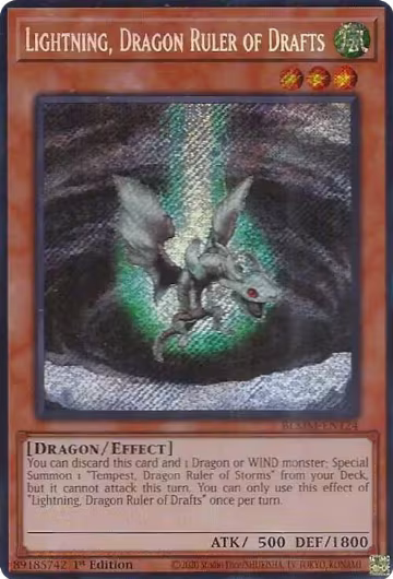 Lightning, Dragon Ruler of Drafts (BLMM-EN124), Battles of Legend: Monster Mayhem — Yu-Gi-Oh! card price