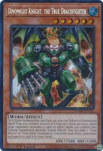 Dinomight Knight, the True Dracofighter (BLMM-EN126), Battles of Legend: Monster Mayhem — Yu-Gi-Oh! card price