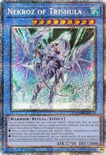 Nekroz of Trishula (Starlight Rare) (BLMM-EN132), Battles of Legend: Monster Mayhem — Yu-Gi-Oh! card price