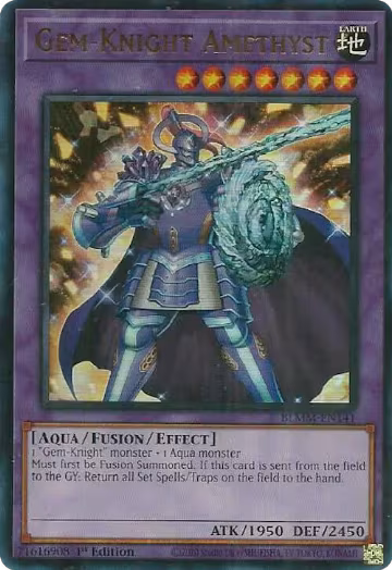 Gem-Knight Amethyst (BLMM-EN141), Battles of Legend: Monster Mayhem — Yu-Gi-Oh! card price