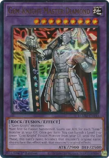 Gem-Knight Master Diamond (BLMM-EN143), Battles of Legend: Monster Mayhem — Yu-Gi-Oh! card price