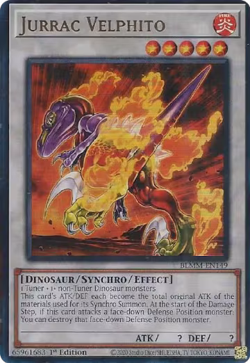 Jurrac Velphito (BLMM-EN149), Battles of Legend: Monster Mayhem — Yu-Gi-Oh! card price