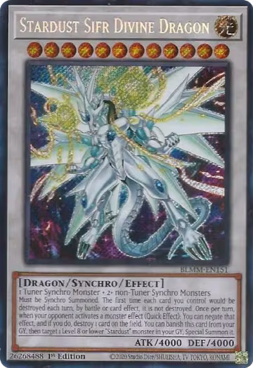 Stardust Sifr Divine Dragon (BLMM-EN151), Battles of Legend: Monster Mayhem — Yu-Gi-Oh! card price