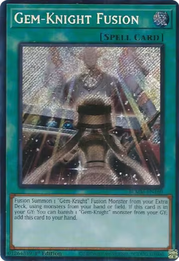 Gem-Knight Fusion (BLMM-EN160), Battles of Legend: Monster Mayhem — Yu-Gi-Oh! card price