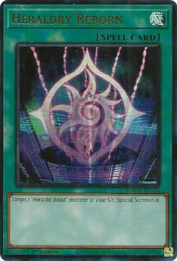 Heraldry Reborn (BLMM-EN162), Battles of Legend: Monster Mayhem — Yu-Gi-Oh! card price