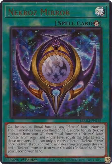 Nekroz Mirror (BLMM-EN165), Battles of Legend: Monster Mayhem — Yu-Gi-Oh! card price