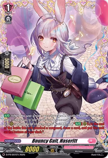 Bouncy Gait, Haseritt (D-PR/601EN), D Promo Cards — Vanguard card price