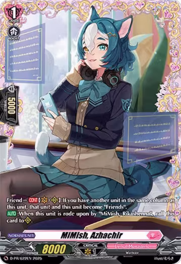 MiMish, Azhachir (D-PR/622EN), D Promo Cards — Vanguard card price