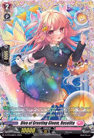 Diva of Greeting Gloom, Roselita (D-PR/630EN), D Promo Cards — Vanguard card price