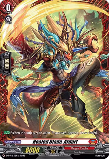 Heated Blade, Ardart (D-PR/646EN), D Promo Cards — Vanguard card price