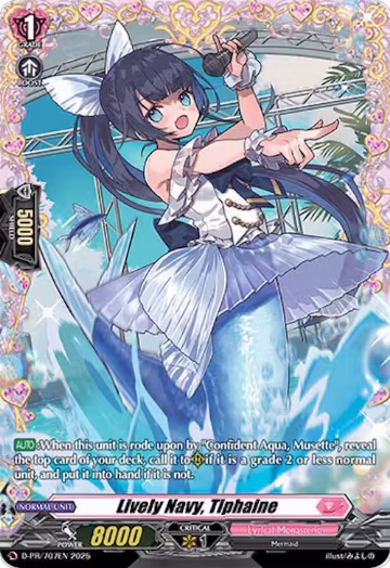 Lively Navy, Tiphaine (D-PR/707EN), D Promo Cards — Vanguard card price