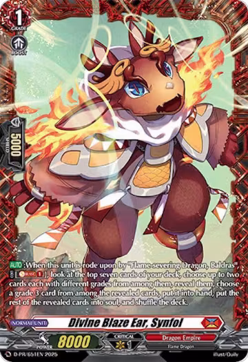 Divine Blaze Ear, Synfol (D-PR/651EN), D Promo Cards — Vanguard card price