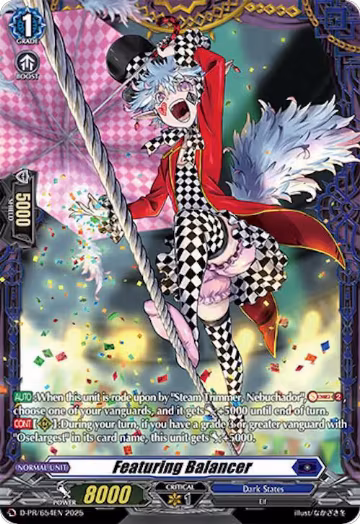 Featuring Balancer (D-PR/654EN), D Promo Cards — Vanguard card price