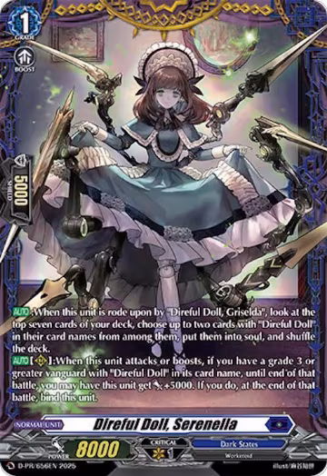 Direful Doll, Serenella (D-PR/656EN), D Promo Cards — Vanguard card price