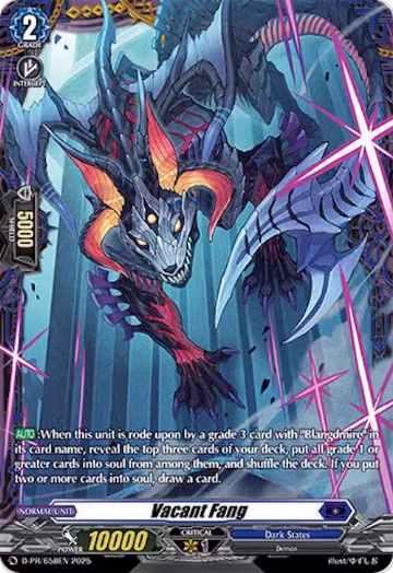 Vacant Fang (D-PR/658EN), D Promo Cards — Vanguard card price