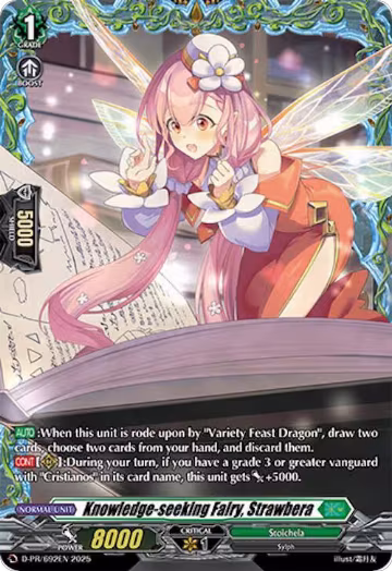 Knowledge-seeking Fairy, Strawbera (D-PR/692EN), D Promo Cards — Vanguard card price