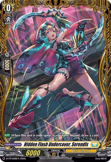 Hidden Flash Undercover, Serendis (D-PR/690EN), D Promo Cards — Vanguard card price