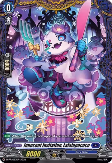 Innocent Invitation, Lalalapococo (D-PR/663EN), D Promo Cards — Vanguard card price