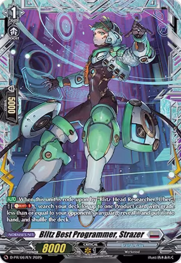 Blitz Best Programmer, Strazer (D-PR/667EN), D Promo Cards — Vanguard card price