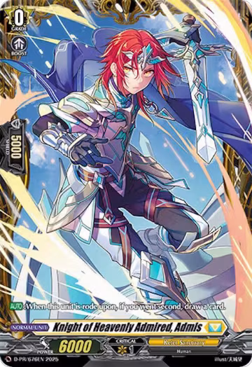 Knight of Heavenly Admired, Admis (D-PR/676EN), D Promo Cards — Vanguard card price