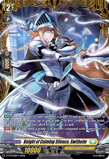 Knight of Calming Silence, Swithelm (D-PR/680EN), D Promo Cards — Vanguard card price