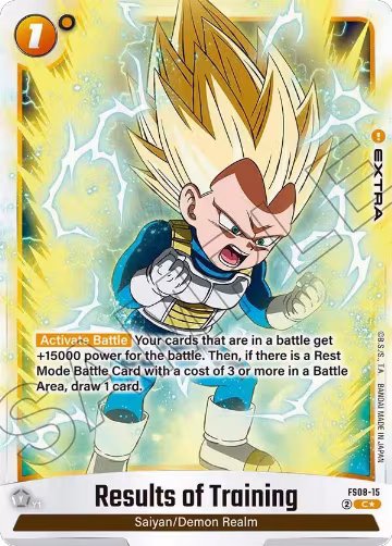 Results of Training (Bonus Pack Alternate Art) (FS08-15) — card price