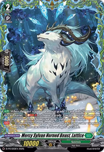 Mercy Sylvan Horned Beast, Lattice (D-PR/693EN), D Promo Cards — Vanguard card price
