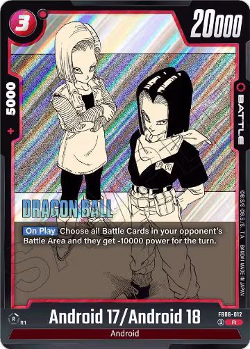 Android 17/Android 18 (FB06-012), Manga Booster 01 — DB Fusion card price