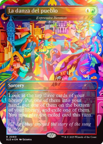 La danza del pueblo - Expressive Iteration (Rainbow Foil) (2060), Secret Lair Drop Series — Magic card price
