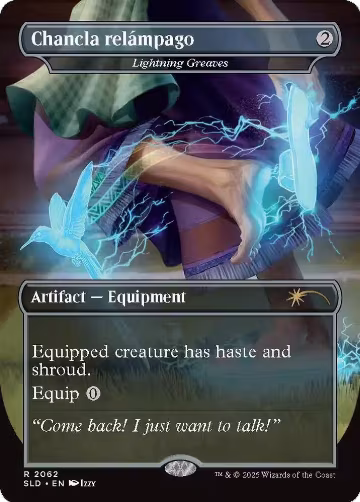 Chancla relámpago - Lightning Greaves (2062), Secret Lair Drop Series — Magic card price