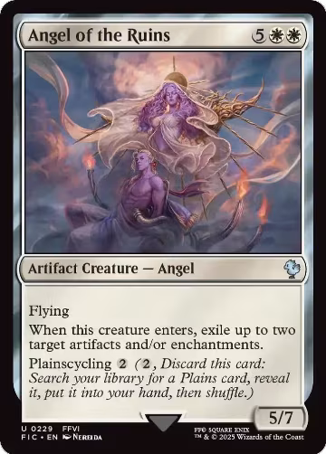 Angel of the Ruins (Surge Foil) (229), Commander: FINAL FANTASY — Magic card price