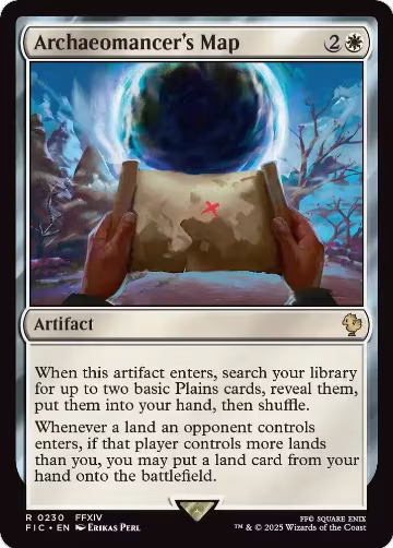 Archaeomancer's Map (Surge Foil) (230), Commander: FINAL FANTASY — Magic card price
