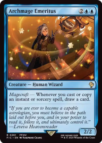 Archmage Emeritus (Surge Foil) (261), Commander: FINAL FANTASY — Magic card price
