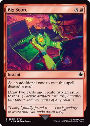 Big Score (Surge Foil) (290), Commander: FINAL FANTASY — Magic card price