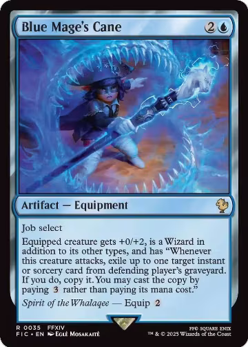 Blue Mage's Cane (Surge Foil) (35), Commander: FINAL FANTASY — Magic card price