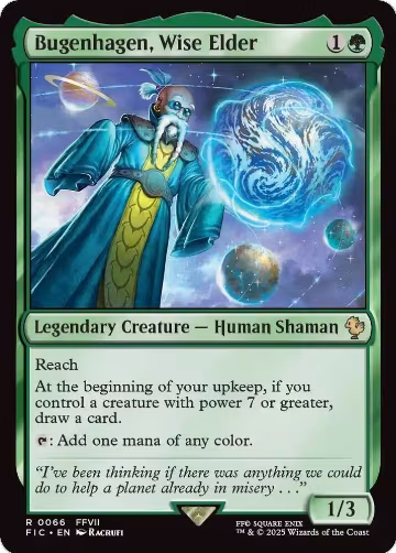 Bugenhagen, Wise Elder (Surge Foil) (66), Commander: FINAL FANTASY — Magic card price