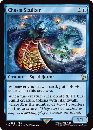 Chasm Skulker (Surge Foil) (262), Commander: FINAL FANTASY — Magic card price