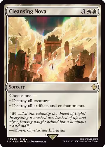 Cleansing Nova (Surge Foil) (235), Commander: FINAL FANTASY — Magic card price
