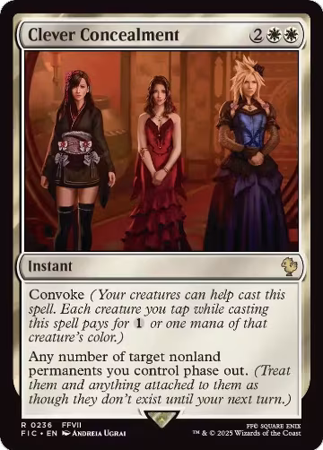 Clever Concealment (Surge Foil) (236), Commander: FINAL FANTASY — Magic card price