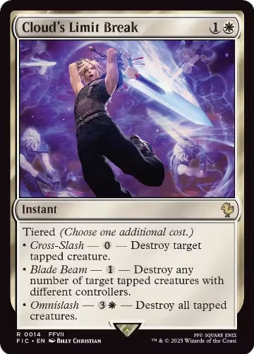 Cloud's Limit Break (Surge Foil) (14), Commander: FINAL FANTASY — Magic card price