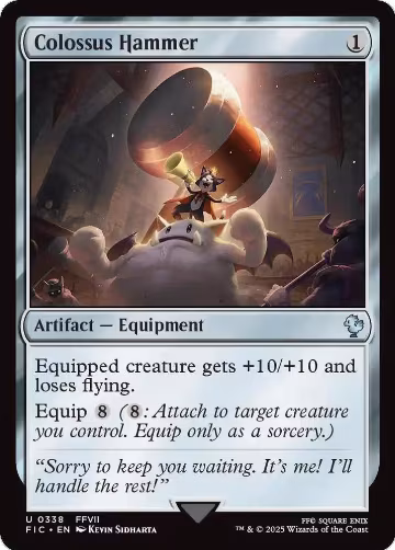 Colossus Hammer (Surge Foil) (338), Commander: FINAL FANTASY — Magic card price