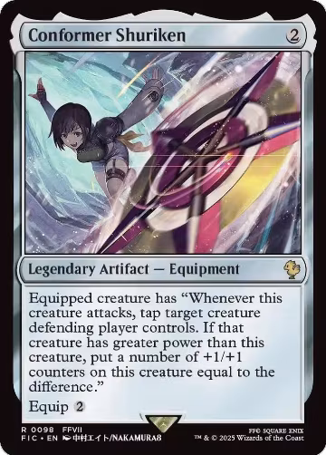 Conformer Shuriken (Surge Foil) (98), Commander: FINAL FANTASY — Magic card price