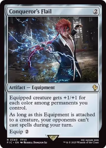 Conqueror's Flail (Surge Foil) (340), Commander: FINAL FANTASY — Magic card price