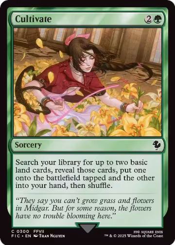 Cultivate (Surge Foil) (300), Commander: FINAL FANTASY — Magic card price