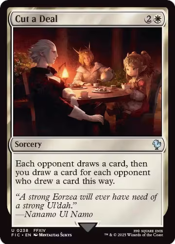 Cut a Deal (Surge Foil) (238), Commander: FINAL FANTASY — Magic card price