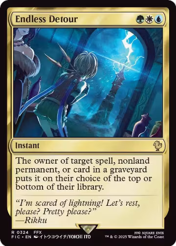 Endless Detour (Surge Foil) (324), Commander: FINAL FANTASY — Magic card price