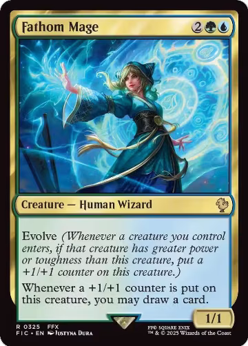 Fathom Mage (Surge Foil) (325), Commander: FINAL FANTASY — Magic card price